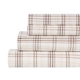 Plaid Flannel Cotton Classic Modern Farmhouse Deep Pocket Sheet Set