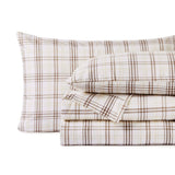 Plaid Flannel Cotton Classic Modern Farmhouse Deep Pocket Sheet Set