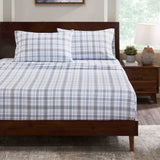 Plaid Flannel Cotton Classic Modern Farmhouse Deep Pocket Sheet Set
