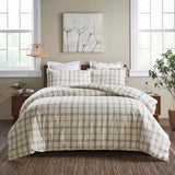 Plaid Flannel Cotton Classic Modern Farmhouse Duvet Cover Set