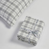 Plaid Flannel Cotton Classic Modern Farmhouse Duvet Cover Set