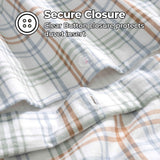 Plaid Flannel Cotton Classic Modern Farmhouse Duvet Cover Set