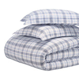 Plaid Flannel Cotton Classic Modern Farmhouse Duvet Cover Set