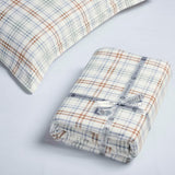 Plaid Flannel Cotton Classic Modern Farmhouse Duvet Cover Set