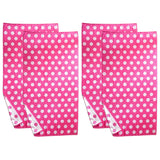 Polka Dot Cotton Oversized 4 Piece Beach Towel Set
