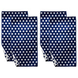 Polka Dot Cotton Oversized 4 Piece Beach Towel Set