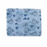 Rock Party Skull and Peace Sign Kids Fleece Throw Blanket