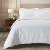 Rome Flannel Cotton Fuzzy Warm Solid Duvet Cover Set
