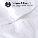 Rome Flannel Cotton Fuzzy Warm Solid Duvet Cover Set