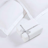 Rome Flannel Cotton Fuzzy Warm Solid Duvet Cover Set