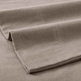 Rome Flannel Cotton Solid Deep Pocket Fuzzy Warm Sheet Set