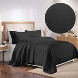 Serenity Cotton Matelasse Celtic Circle Airy Bedspread Set