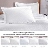 Serenity Cotton Matelasse Celtic Circle Airy Bedspread Set