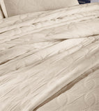 Serenity Cotton Matelasse Celtic Circle Airy Bedspread Set