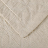 Serenity Cotton Matelasse Celtic Circle Airy Bedspread Set