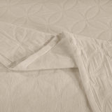 Serenity Cotton Matelasse Celtic Circle Airy Bedspread Set