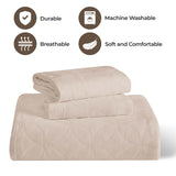 Serenity Cotton Matelasse Celtic Circle Airy Bedspread Set