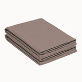 Solid Flannel Cotton Soft Fuzzy Pillowcases, Set of 2