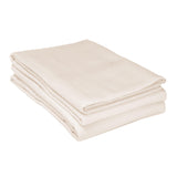 Solid Flannel Cotton Soft Fuzzy Pillowcases, Set of 2