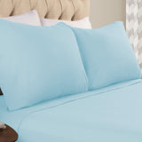 Solid Flannel Cotton Soft Fuzzy Pillowcases, Set of 2