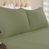 Solid Flannel Cotton Soft Fuzzy Pillowcases, Set of 2