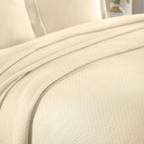 Solitaire Jacquard Matelassé Cotton Diamond Solitaire Bedspread Set