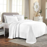 Solitaire Jacquard Matelassé Cotton Diamond Solitaire Bedspread Set