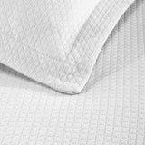 Solitaire Jacquard Matelassé Cotton Diamond Solitaire Bedspread Set
