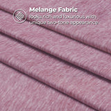 Superior Melange Flannel Cotton Two-Toned Fuzzy Pillowcases, Set of 2