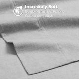 Superior Melange Flannel Cotton Two-Toned Fuzzy Pillowcases, Set of 2