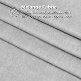 Superior Melange Flannel Cotton Two-Toned Fuzzy Pillowcases, Set of 2