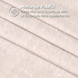 Superior Melange Flannel Cotton Two-Toned Fuzzy Pillowcases, Set of 2