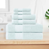 Superior Premium Turkish Cotton Assorted 6-Piece Towel Set