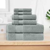 Superior Premium Turkish Cotton Assorted 6-Piece Towel Set