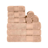 Superior Premium Turkish Cotton Assorted 9-Piece Towel Set