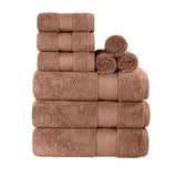 Superior Premium Turkish Cotton Assorted 9-Piece Towel Set