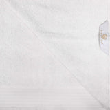 Turkish Cotton Jacquard Herringbone and Solid 8 Piece Towel Set