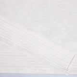 Turkish Cotton Jacquard Herringbone and Solid 8 Piece Towel Set