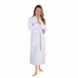 Turkish Cotton Terry Kimono Embroidered Super-Soft Unisex Bathrobe