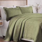 Victory Cotton Matelasse Scrolling Medallion Airy Bedspread Set