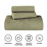 Victory Cotton Matelasse Scrolling Medallion Airy Bedspread Set