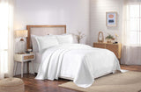 Victory Cotton Matelasse Scrolling Medallion Airy Bedspread Set
