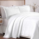 Victory Cotton Matelasse Scrolling Medallion Airy Bedspread Set