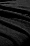 Waffle Weave Honeycomb Knit Soft Solid Textured Cotton Blanket
