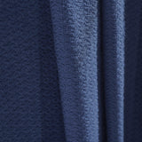 Waffle Weave Honeycomb Knit Soft Solid Textured Cotton Blanket