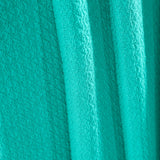 Waffle Weave Honeycomb Knit Soft Solid Textured Cotton Blanket