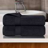 Zero Twist Cotton Ultra-Soft Absorbent Bath Towel Set of 2