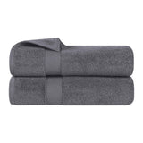 Zero Twist Cotton Ultra-Soft Absorbent Bath Towel Set of 2