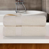 Zero Twist Cotton Ultra-Soft Absorbent Bath Towel Set of 2