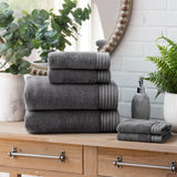 Egyptian Cotton Bath Towel - Dark Grey - glomarts.shop